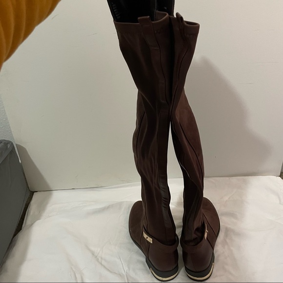 Justfab Knee High Boots - burgundy - Picture 4 of 4